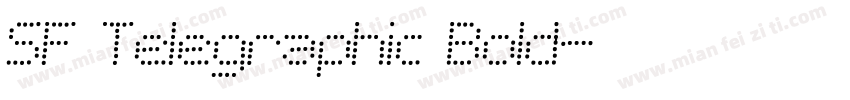 SF Telegraphic Bold字体转换